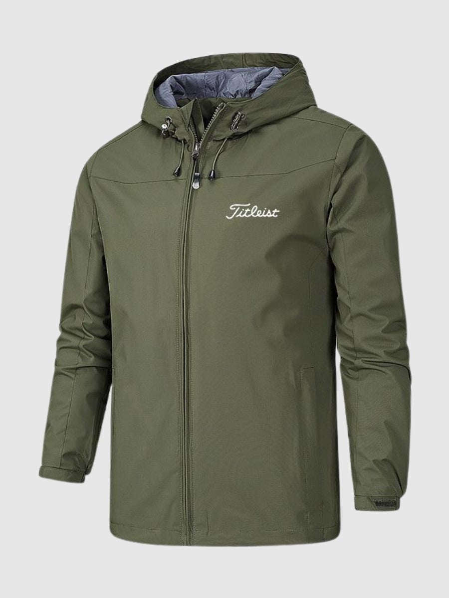 SUENTA Unisex Regenjacke Wasserdichte Bei Jedem Wetter Stil Grün
