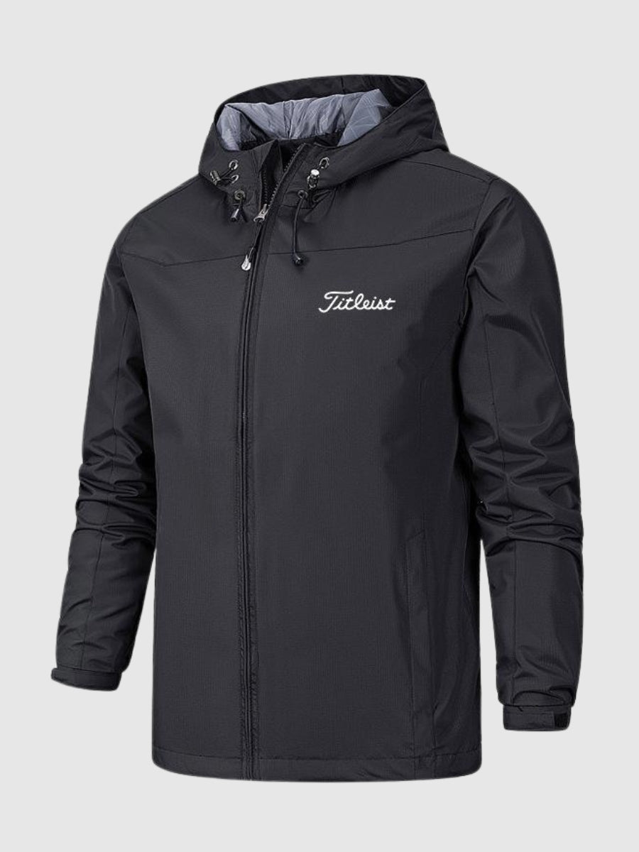 SUENTA Unisex Regenjacke Wasserdichte Bei Jedem Wetter Stil Schwarz