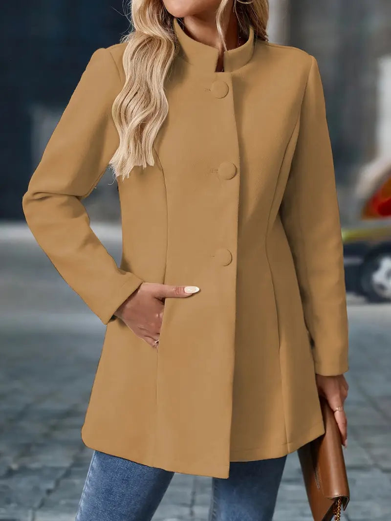 Luna | Women's Winter Coat with Buttons