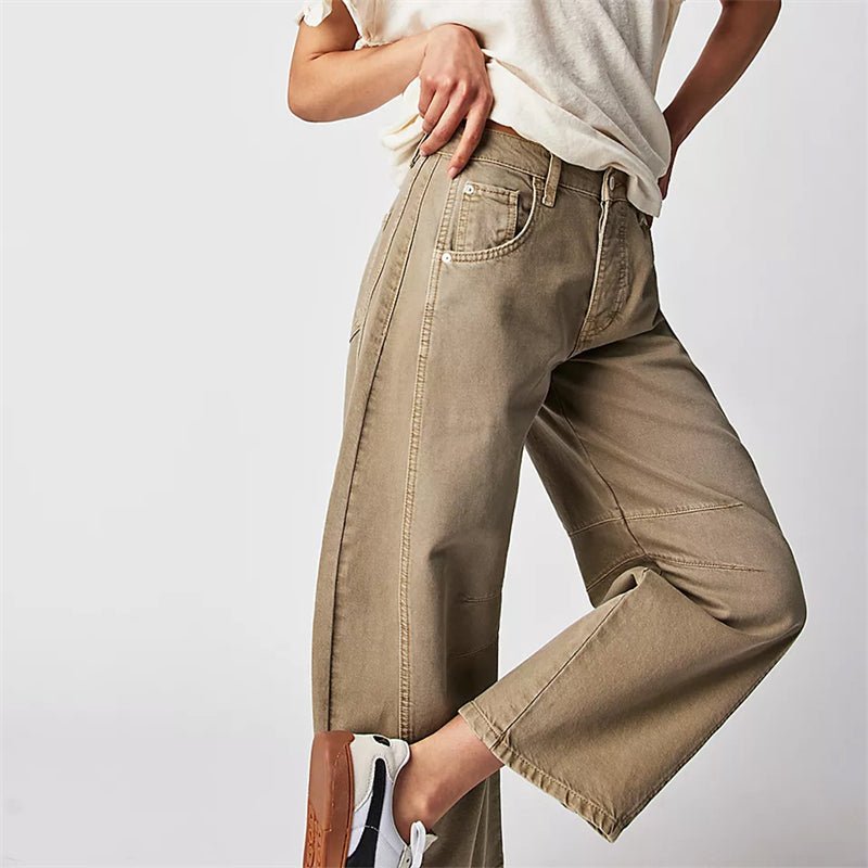 Parsha | Damen High-Waist Barrel-Leg Relaxed-Fit Jeans