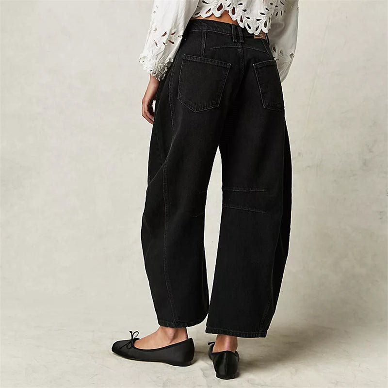 Parsha | Damen High-Waist Barrel-Leg Relaxed-Fit Jeans