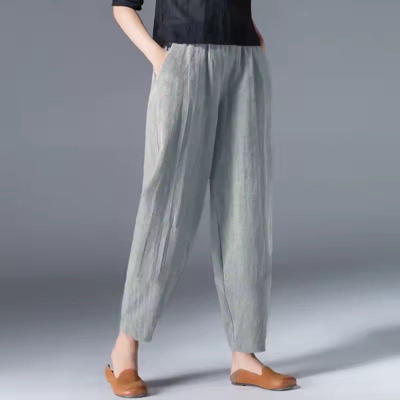 Isana | Pantaloni estivi leggeri da donna, vestibilità comoda e lunghezza alla caviglia