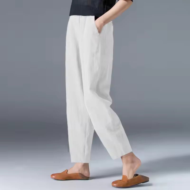Isana | Pantaloni estivi leggeri da donna, vestibilità comoda e lunghezza alla caviglia