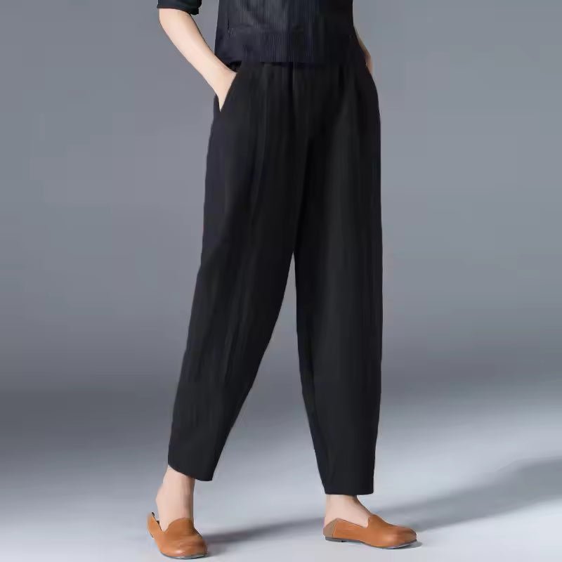 Isana | Pantaloni estivi leggeri da donna, vestibilità comoda e lunghezza alla caviglia