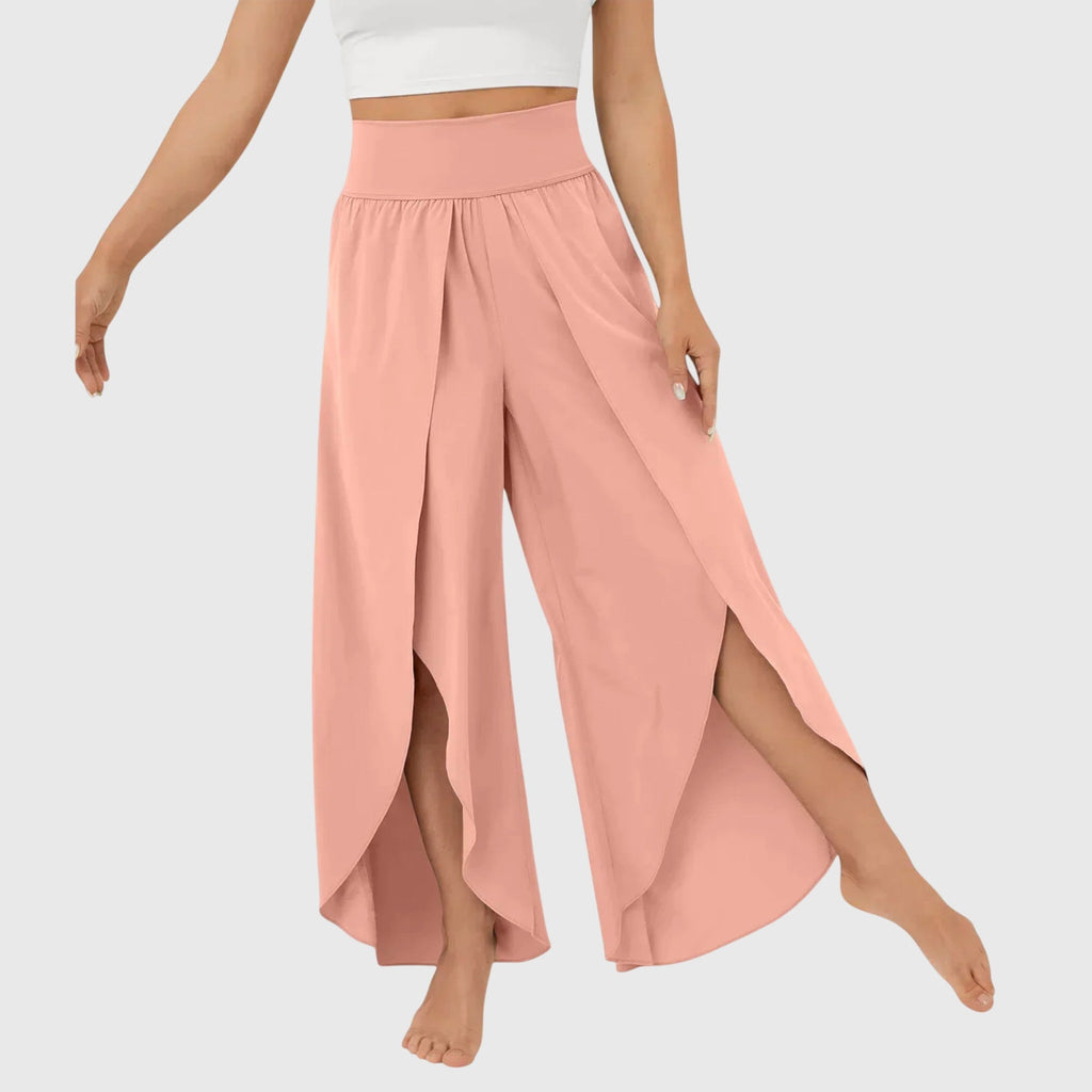 Tasana | Dámské široké boho kalhoty s rozparky