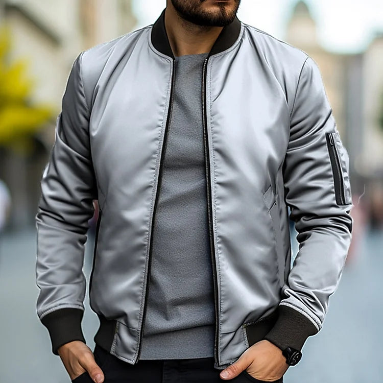SUENTA Bomberjacke Trendige Bomberjacke für Herren Cool aussehen