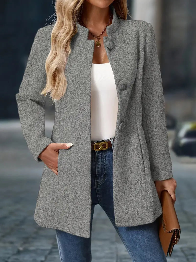 Luna | Women's Winter Coat with Buttons