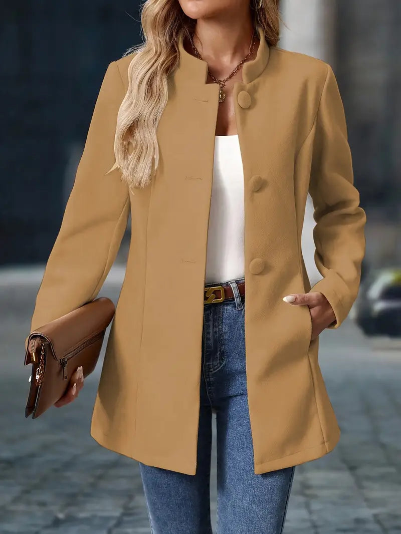 Luna | Women's Winter Coat with Buttons