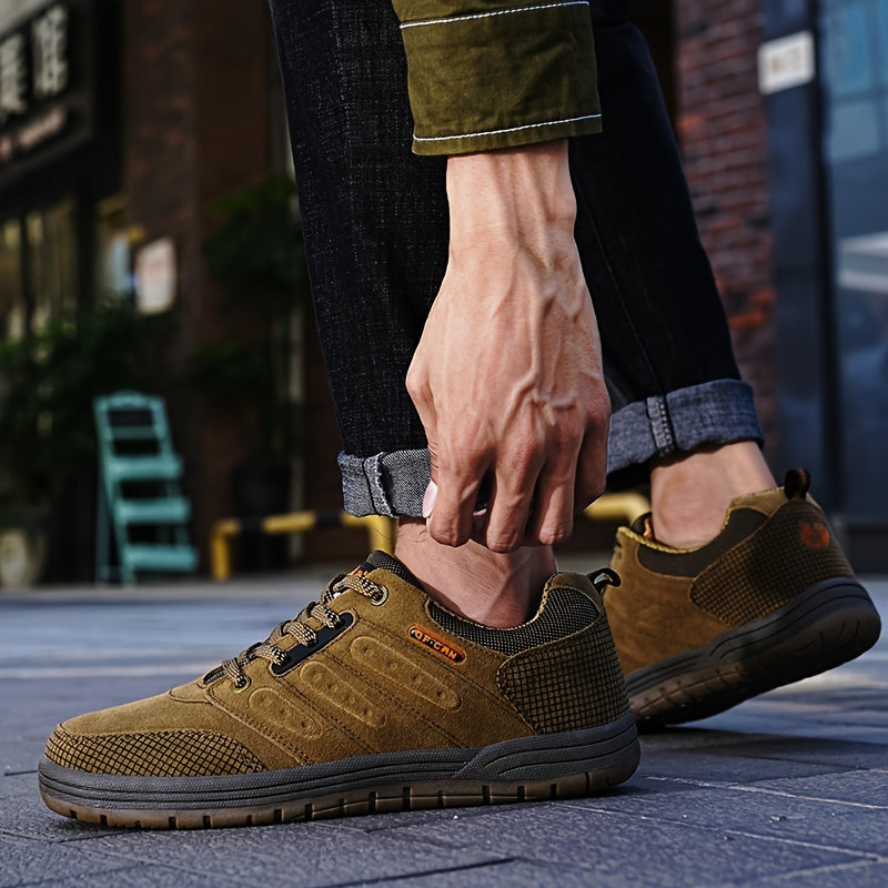 SUENTA Wanderschuhe Herren Strukturierte Außensohle Untergründen - Laufschuhe