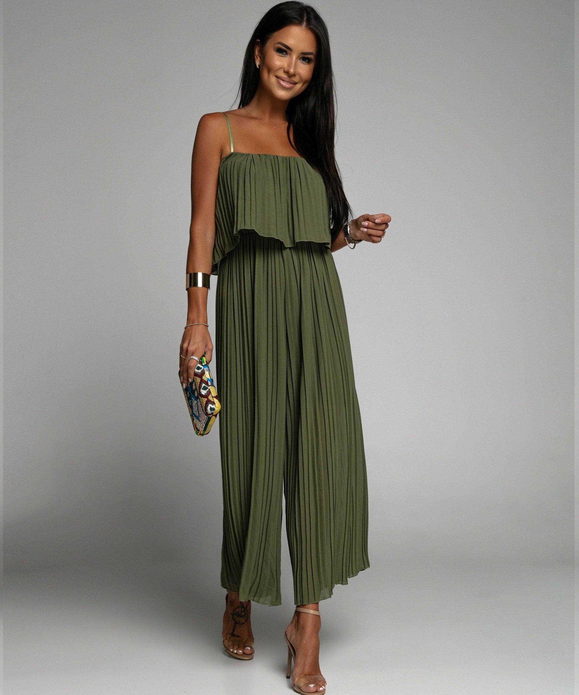 SUENTA Frauen Ärmellosen Jumpsuit Eleganz Moderne Raffinesse - Overall