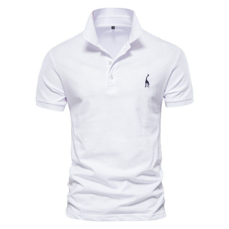 SUENTA Hommes | Herren Elegantes Poloshirt – Skandinavischer Flair & Exklusives Design Weiß