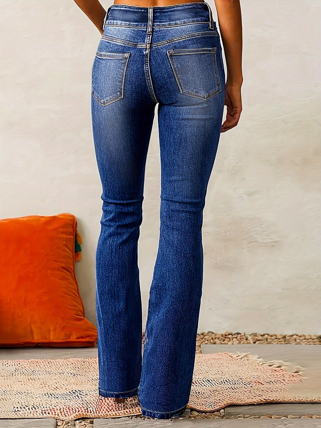 Isana | Jeans da donna a vita alta con gamba ampia