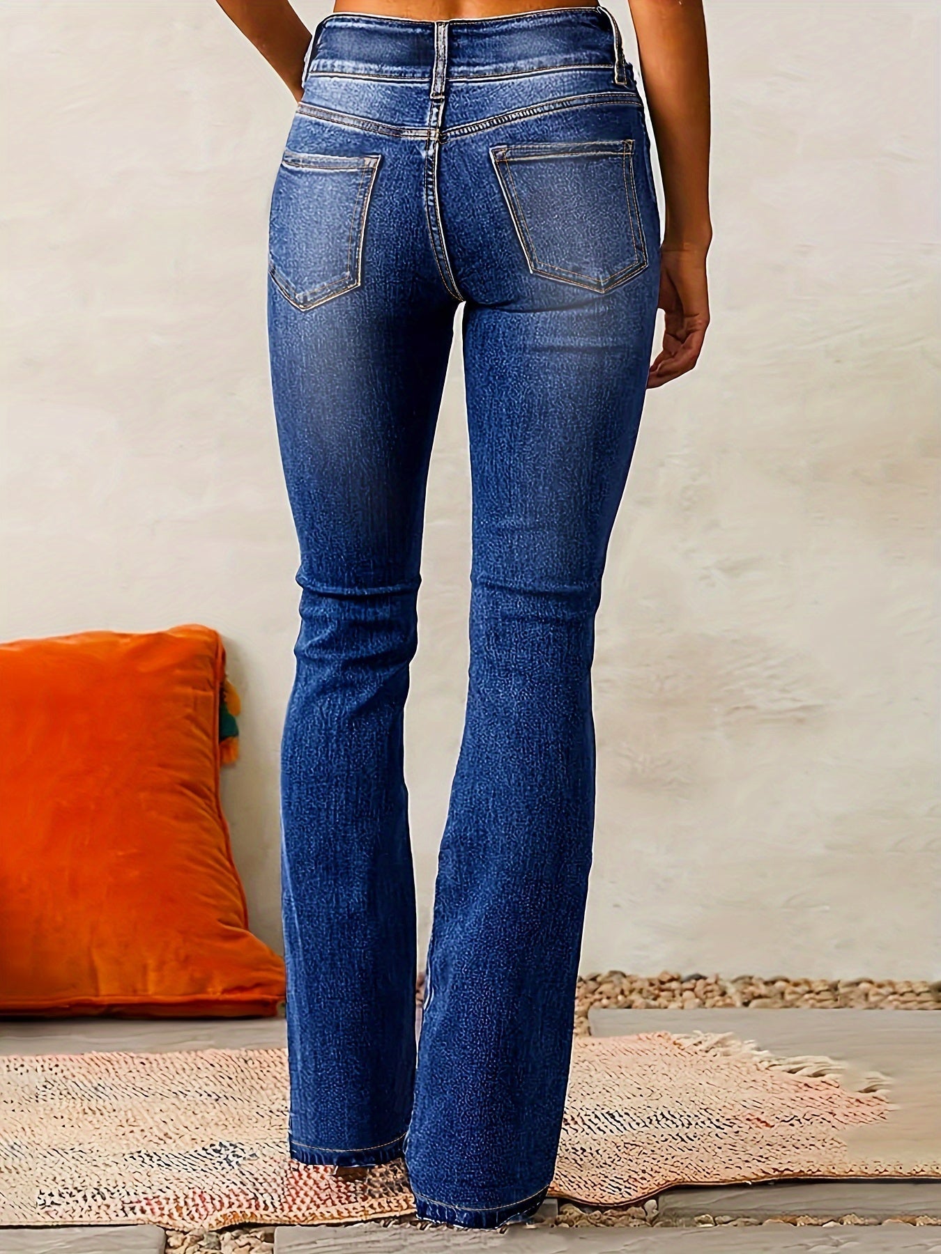 Isana | Jeans da donna a vita alta con gamba ampia