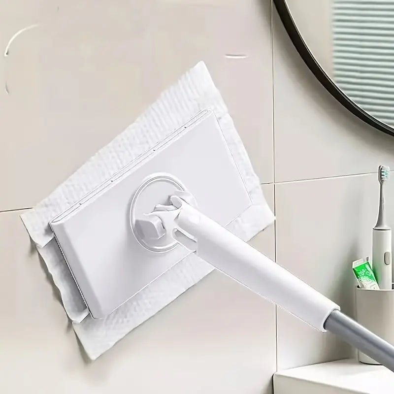 SUENTA Wischmopp Praktischer Bodenreinigung Gründliche Sauberkeit Weiß 70cm