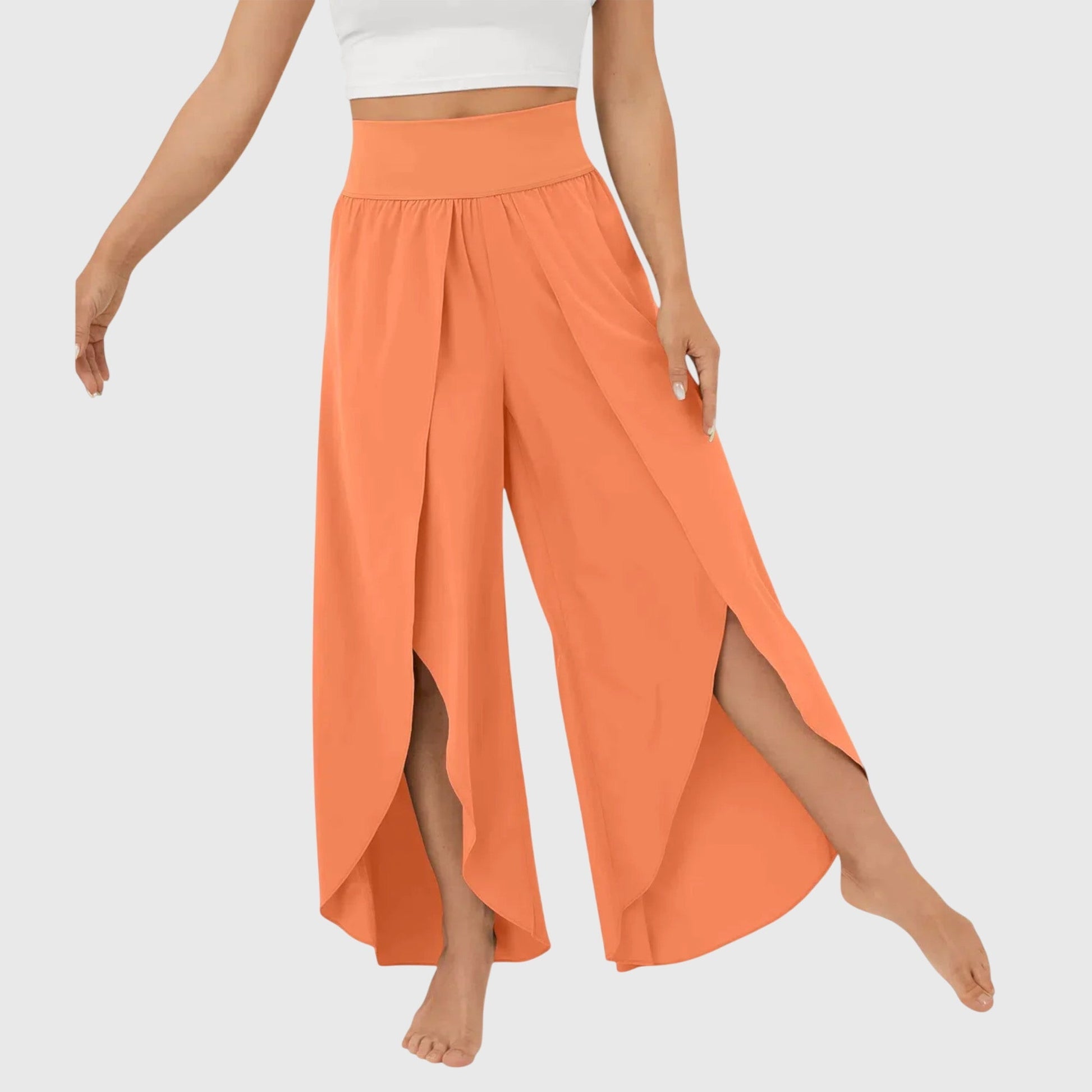 Tasana | Dámské široké boho kalhoty s rozparky