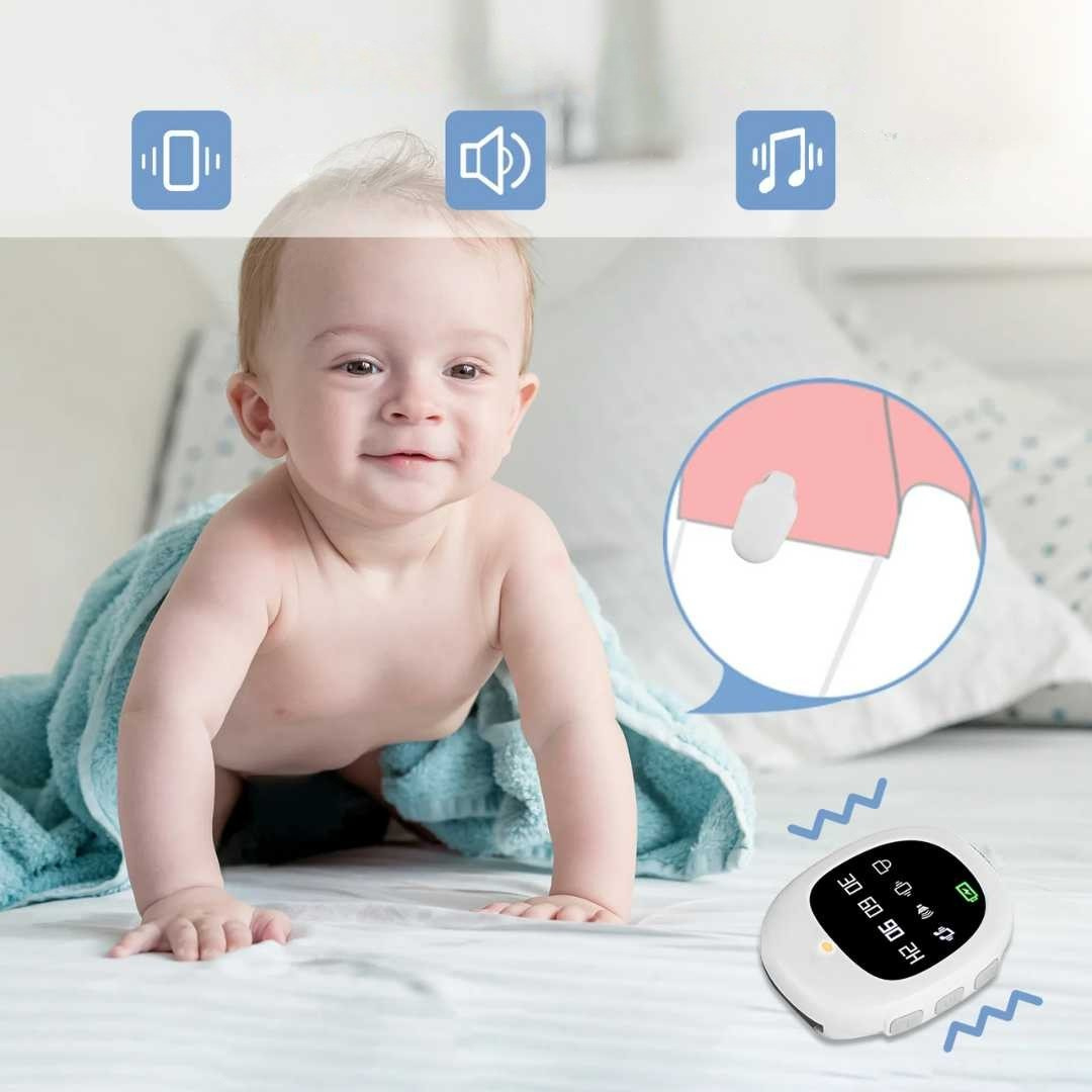 SUENTA Bettwettern Alarm Kinder Drahtloser Mit Vibrationssensor