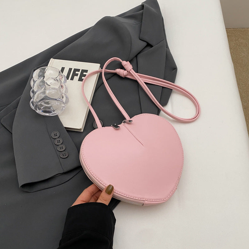 SUENTA Schicke Umhängetasche Freisprechmöglichkeit Stilvolle Bequeme Rosa