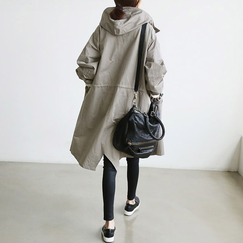 SUENTA Damen Wasserdichter Trenchcoat für Damen Stilvoll Funktional