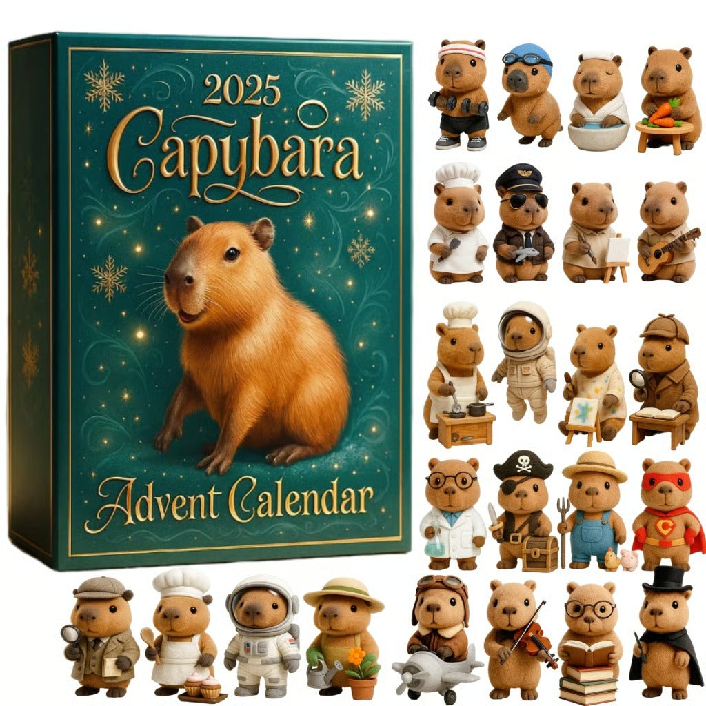Capybara Adventskalender 2025 - Geschenk