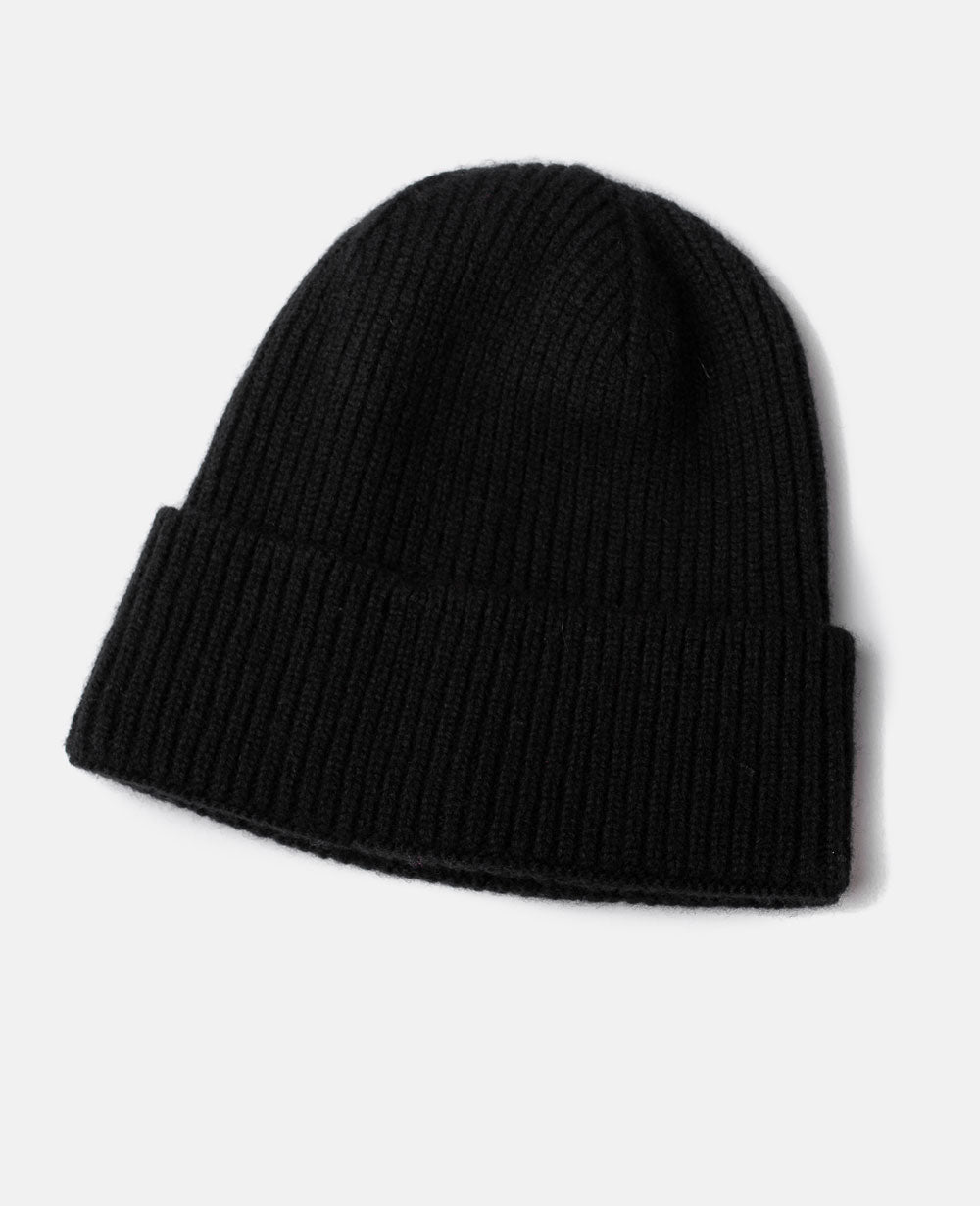 SUENTA Kaschmir Mütze Lille Black Weich Wolle Und Kaschmir Warm