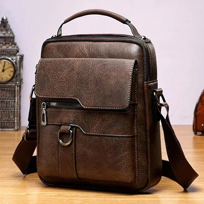 SUENTA Frauen Tasche Hochwertige Luxus Tasche Stil Raffinesse Dunkelbraun