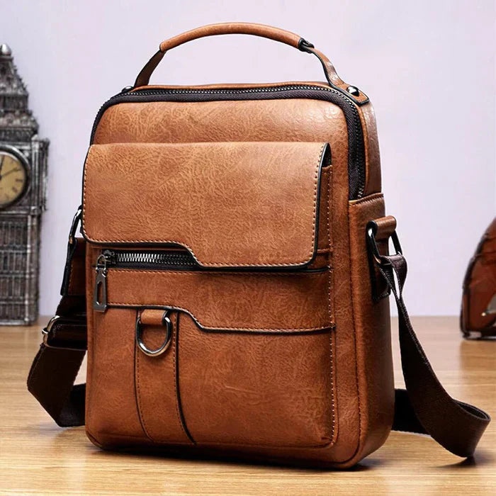 SUENTA Frauen Tasche Hochwertige Luxus Tasche Stil Raffinesse Hellebraun