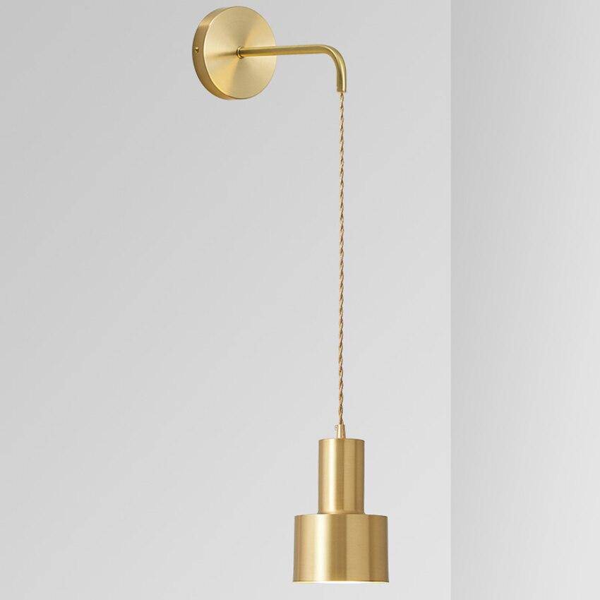 SUENTA Wandlampe In Gold Mit Hängeleuchte Goldenen Farbe Lesen