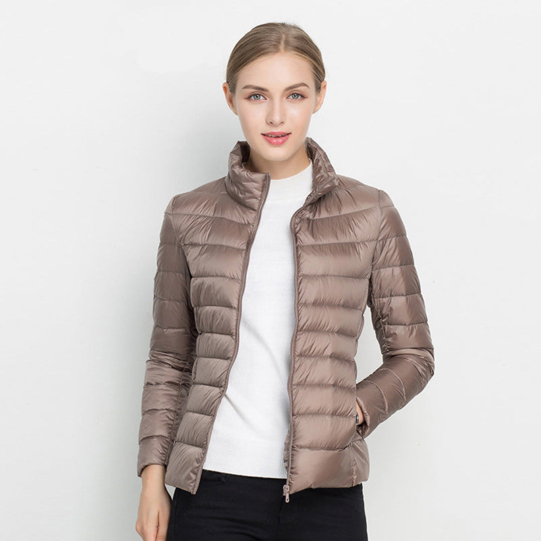 SUENTA Es Vedrà Damen Steppjacke - Warm mit Isolierendem Design Beige