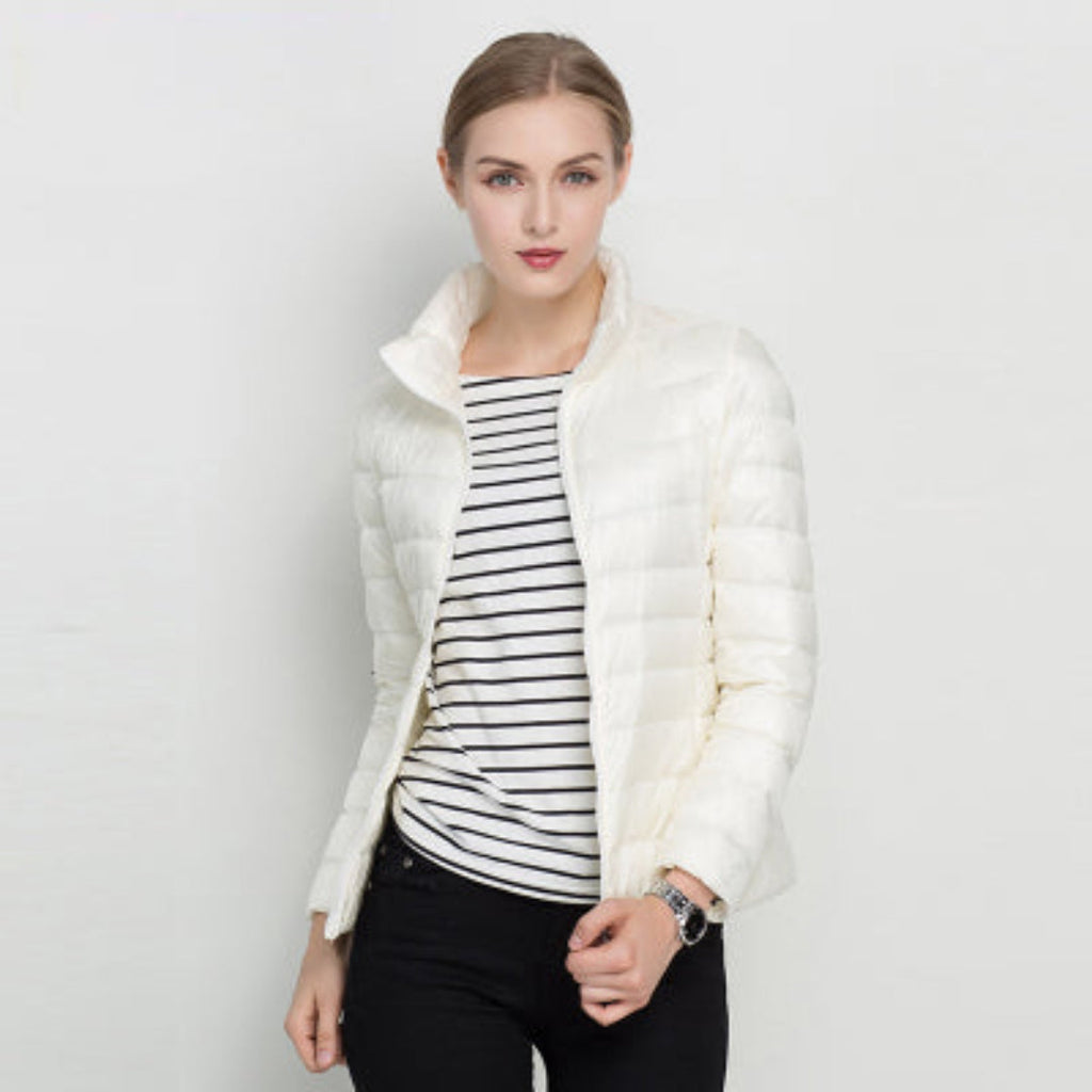 SUENTA Es Vedrà Damen Steppjacke - Warm mit Isolierendem Design Weiß