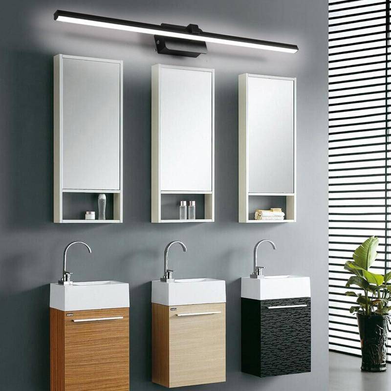 SUENTA Wandlampe für Spiegel im Badezimmer, Aluminiumleiste