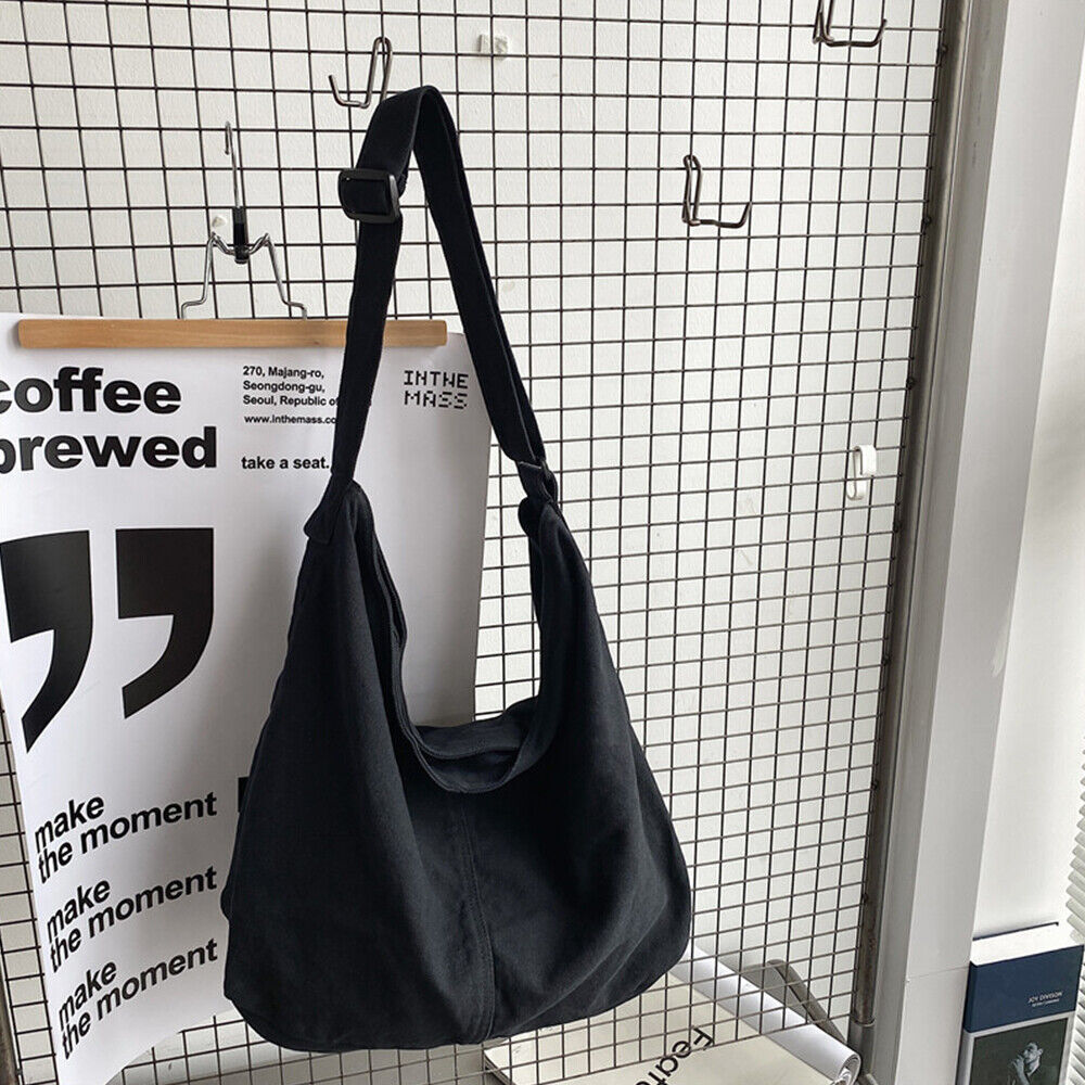 SUENTA Frauen Schicke Herbst Verstellbare Schultertasche Umhängetasche Schwarz