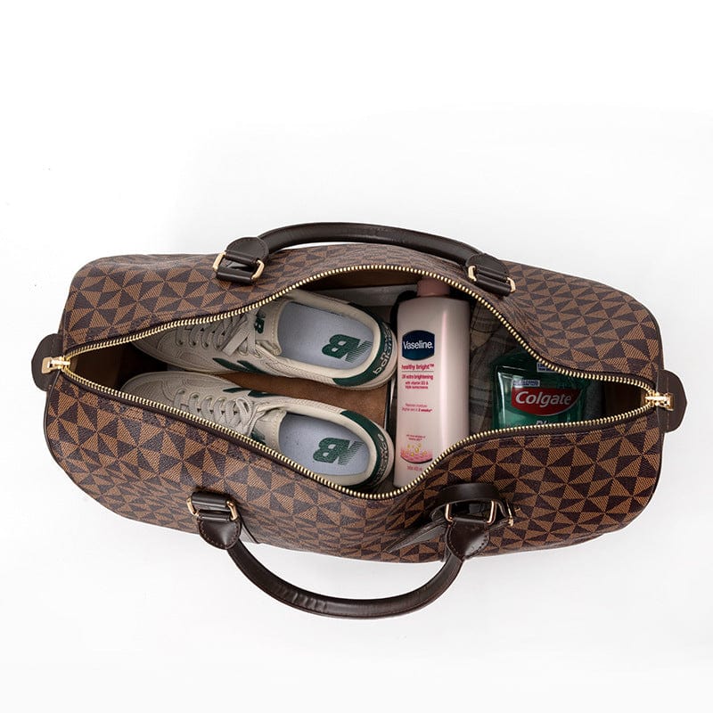 SUENTA Damen Reisetasche Schickes Design Praktischem Platz