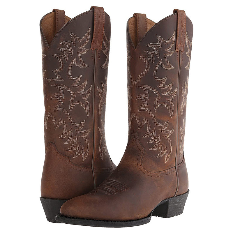 Pamelo | Damen Schicke Cowboy-Stiefel mit stilvollen Details